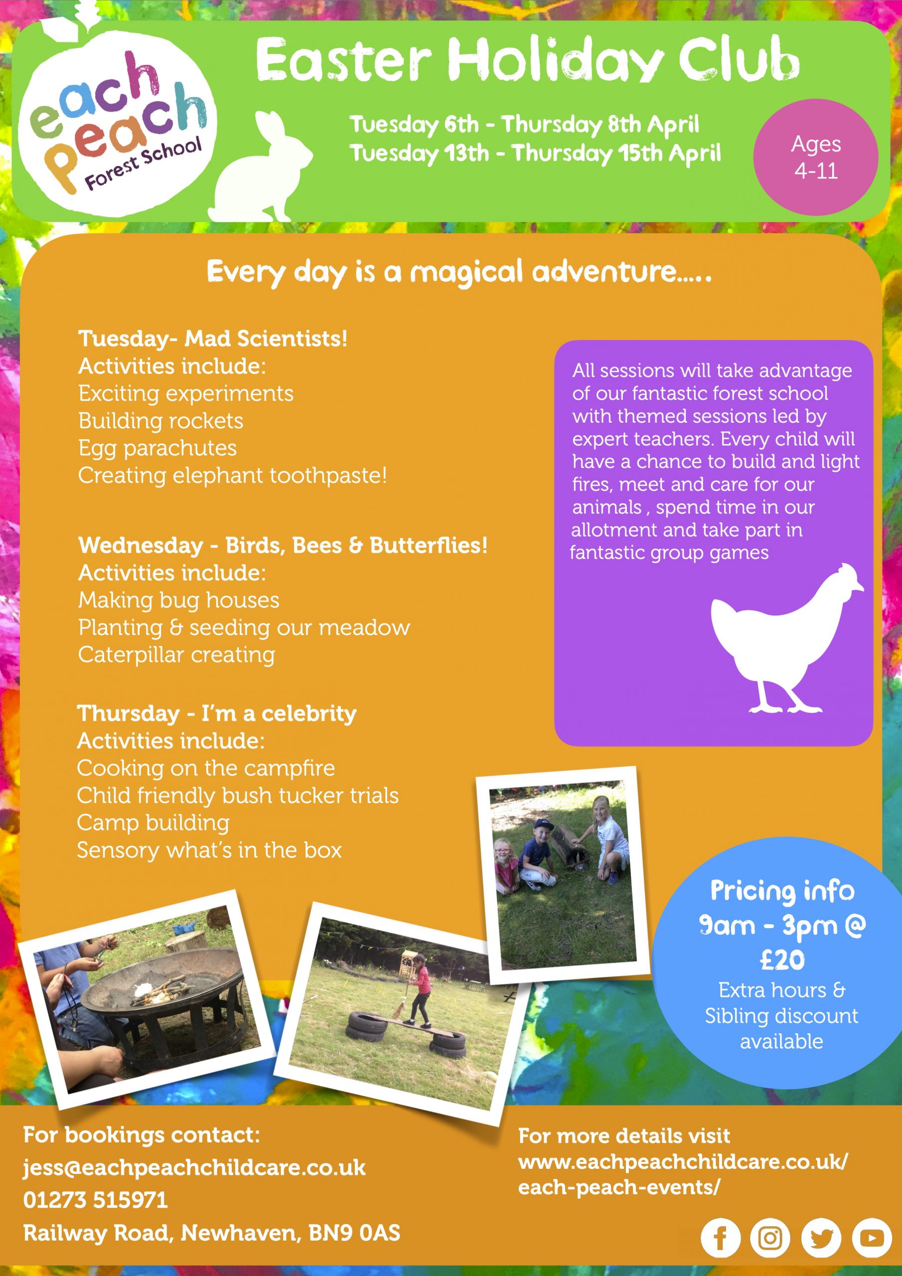 Easter Holiday Courses